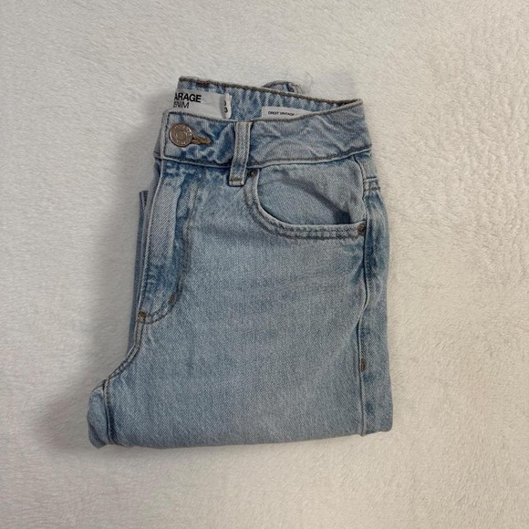 Garage Light Wash Straight Leg Jeans | Vintage Droit Denim | Size 00 - Picture 4 of 4